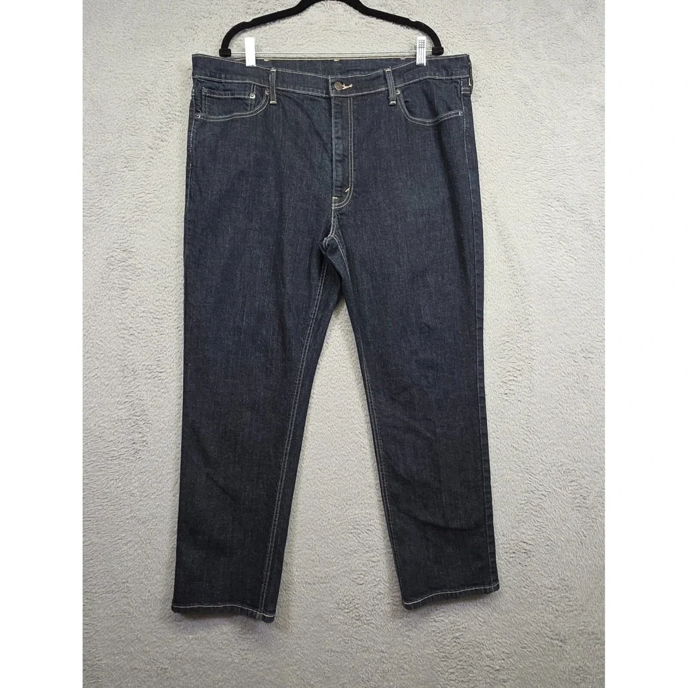 Levis 541 Jeans Mens 40x32 Black Athletic Tapered Leg Denim Dark Wash Classic‎